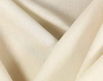 63&quot; Unbleached Muslin Fabric - by the Yard