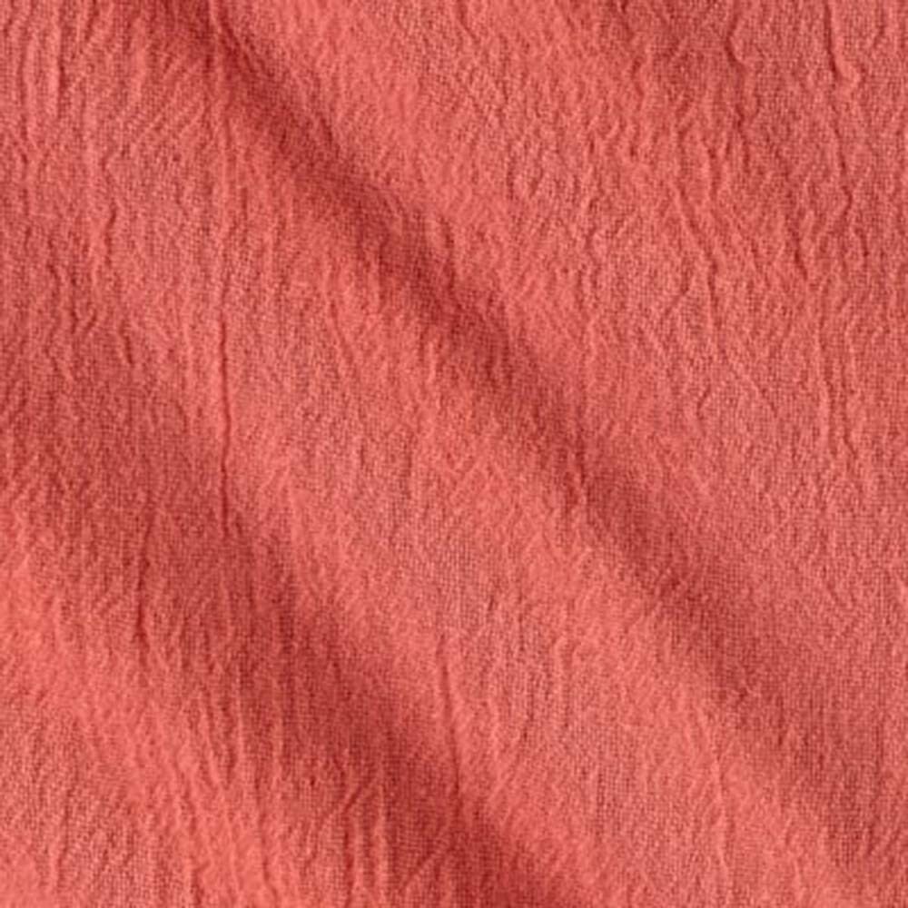 50" Wide - 100% Cotton Island Breeze Gauze Fabric - Perfect for Apparel, Swaddles, Crafts, Home, Photoshoots, & DIY Projects - CORAL