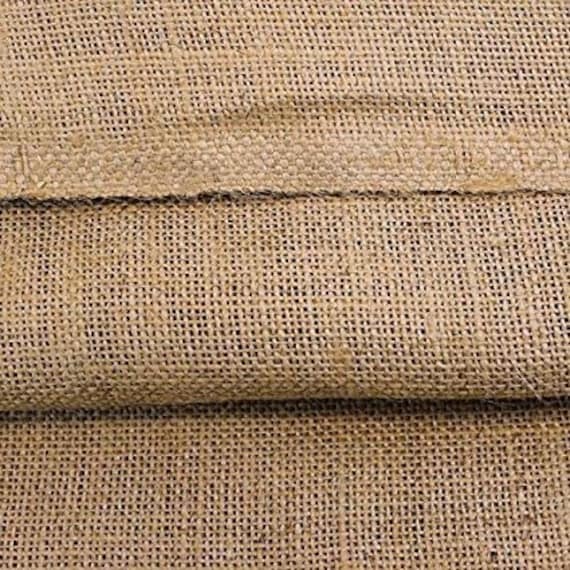 AK TRADING CO. Natural Burlap by The Yard - 60 Wide - 100% Jute Fabric -  Natural