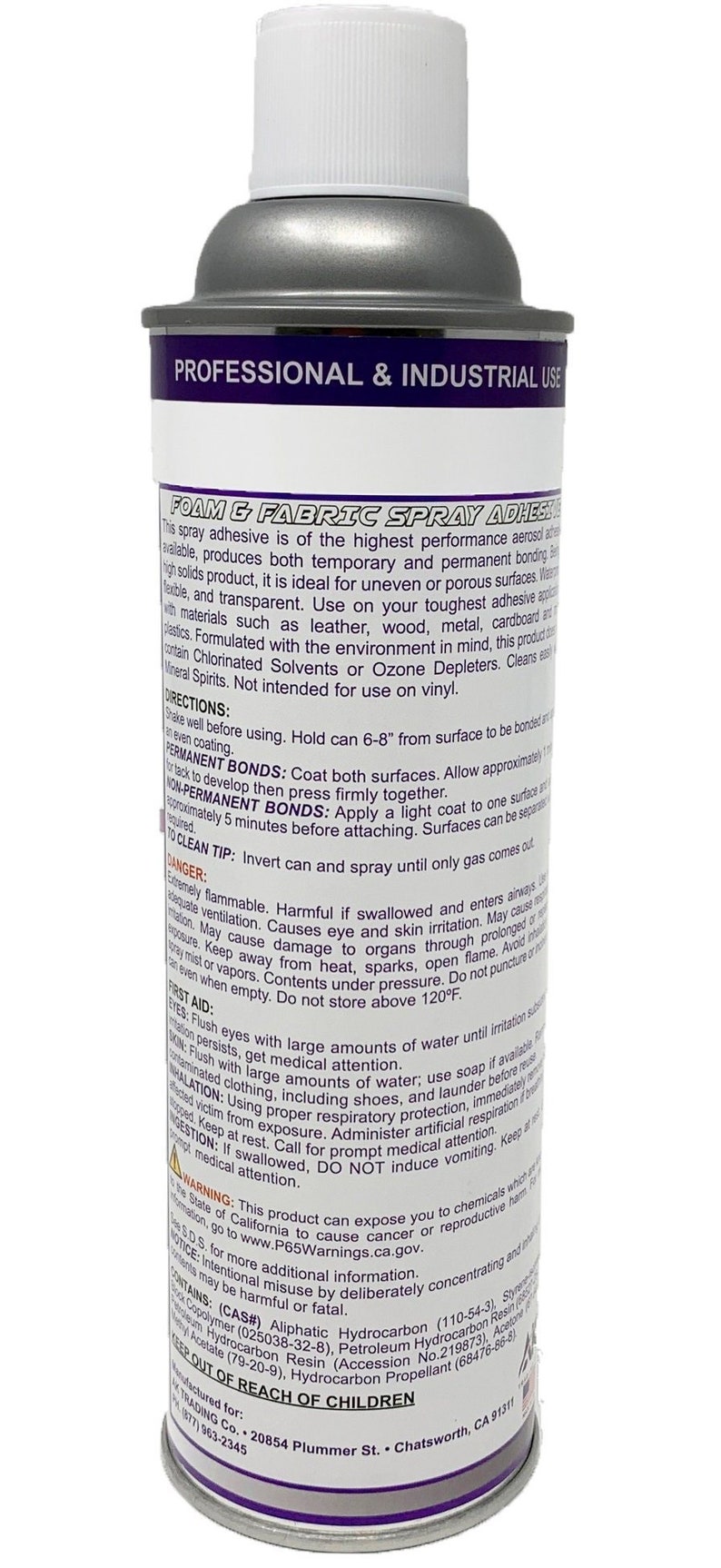 Adhesivo en aerosol multiusos de calidad profesional, perfecto para paneles acústicos, manualidades, espuma para tapicería y telas - Lata de 355 ml (12 oz) imagen 2