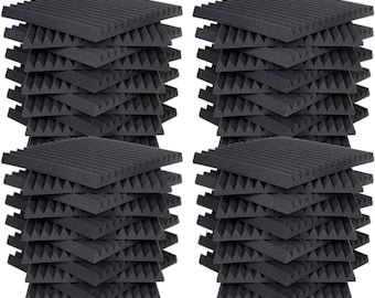 AK TRADING CO. High Acoustic Panels Studio Soundproofing Foam Wedge Tiles