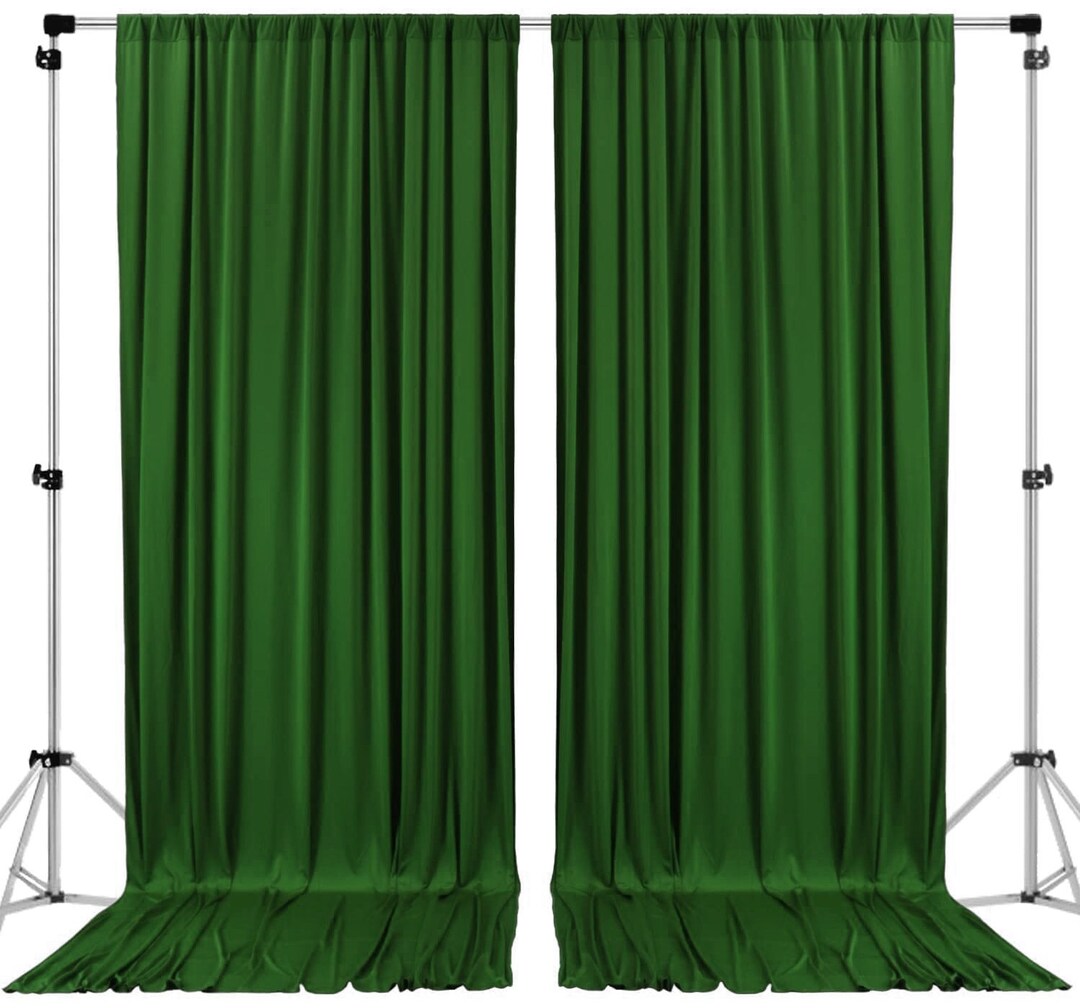 10 Feet Wide Polyester Backdrop Drapes Curtains Panels With - Etsy