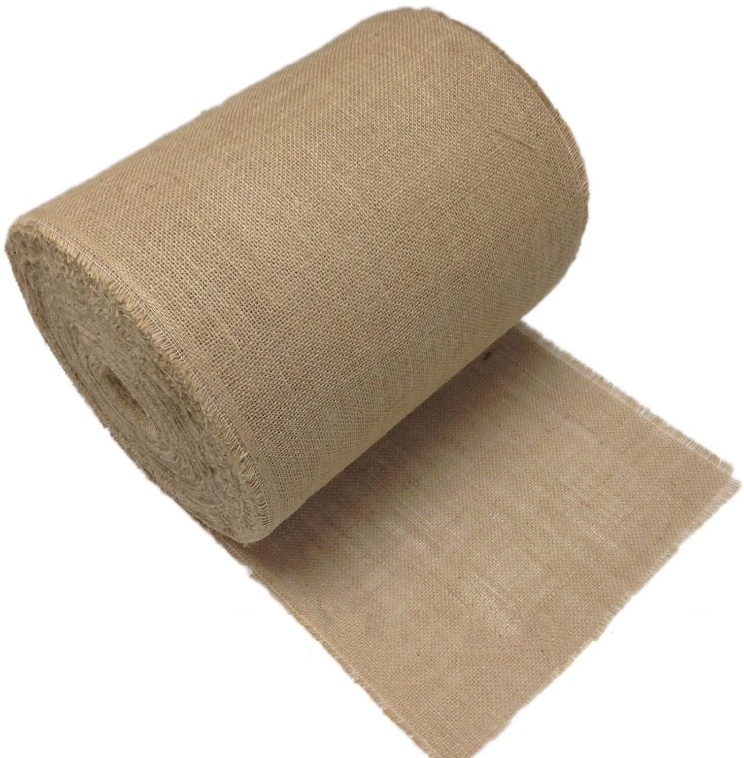 Ak trading 14 Wide Natural Burlap Roll 100 Yards Eco friendly Jute