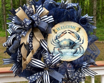 Welcome Crab Wreath