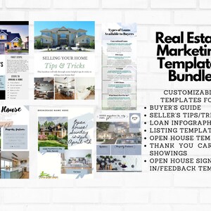 Real Estate Marketing | Real Estate Template | Canva Template | Realtor Marketing | Realtor | Real Estate Agent | Template