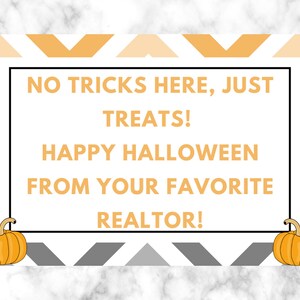 Real Estate Halloween Pop By Tag, Real Estate Pop By Tag, Real Estate Marketing, Pop By Ideas, Halloween Pop By, Instant Download, PNG