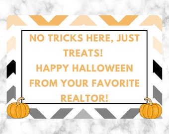 Real Estate Halloween Pop By Tag, Real Estate Pop By Tag, Real Estate Marketing, Pop By Ideas, Halloween Pop By, Instant Download, PNG