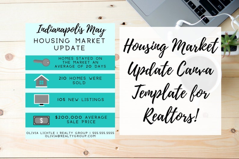 Real Estate Housing Market Update Printable PDF Real Estate Etsy