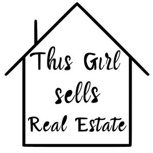 This Girl Sells Real Estate SVG File for Cricuit | Digital Download SVG File | Real Estate SVG | Real Estate svg File | House outline svg
