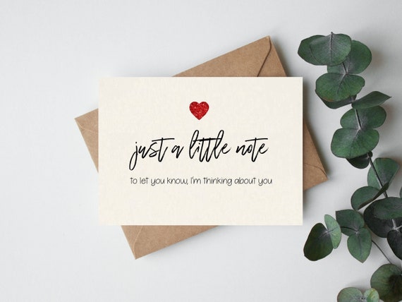 Just Thinking Bout You Card Just Thinking Bout You Card