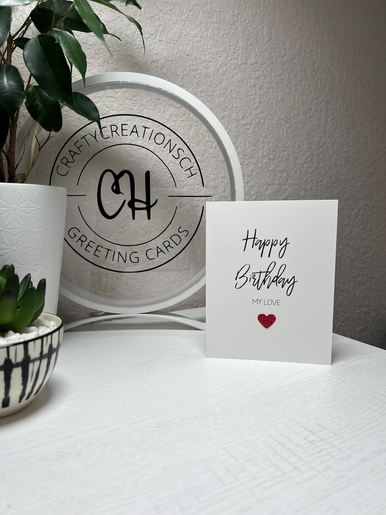 Happy birthday my love, Cute birthday card, Birthday card Girlfriend, boyfriend, fiancé, wife, husband, birthday card, happy birthday image 3