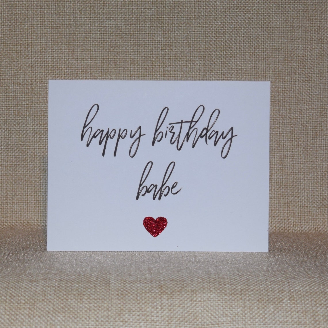 Happy Birthday Babe Card Cute Birthday Card Birthday Card - Etsy UK