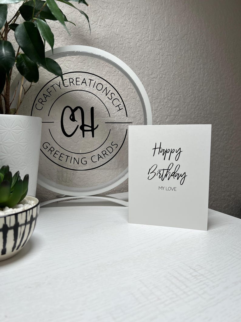 Happy birthday my love, Cute birthday card, Birthday card Girlfriend, boyfriend, fiancé, wife, husband, birthday card, happy birthday image 4