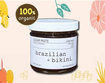 Bikini et sucre brésilien DIY | Épilation au sucre à la maison | Pâte à sucre biologique | Cours de sucre DIY GRATUIT