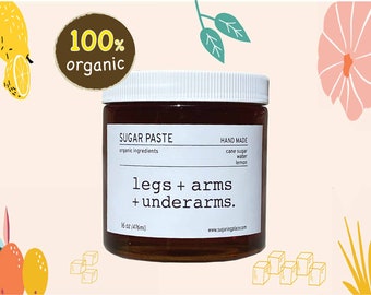 Legs + Arms + Underarms DIY Sugaring | At Home Sugaring Waxing | Organic Sugaring Paste | FREE DIY Sugaring Course