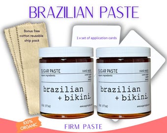 Organic Sugaring Paste | Brazilian & Bikini Hair Removal Kit