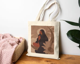 The Observer Tote, Motivational Cotton Canvas Tote Bag - Eco-Friendly, Reusable, Gift for Students, Inspirational Shopping Bag