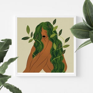 Surrender Art Print, Plant Lover Gift, Plant Mom Art, Gift For Her image 3