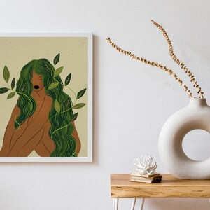 Surrender Art Print, Plant Lover Gift, Plant Mom Art, Gift For Her image 4