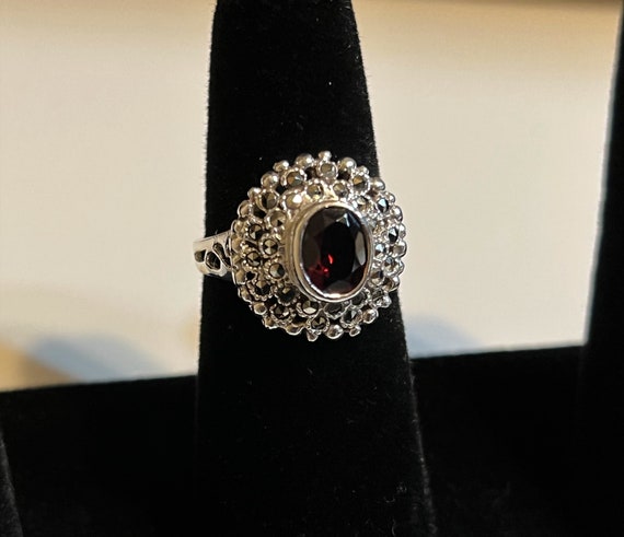 Vintage 1980's Chapal-zenray Sterling Silver 925 Marcasite