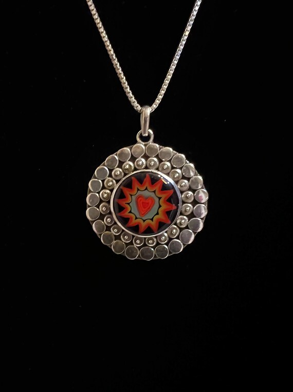 Vintage Carolyn Pollack sterling silver pendant n… - image 1