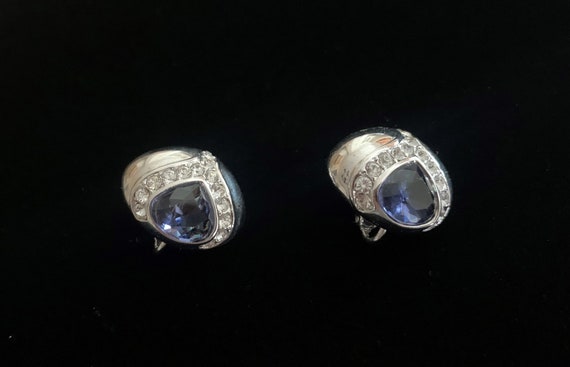 Joan Rivers signed vintage blue sapphire and clea… - image 3
