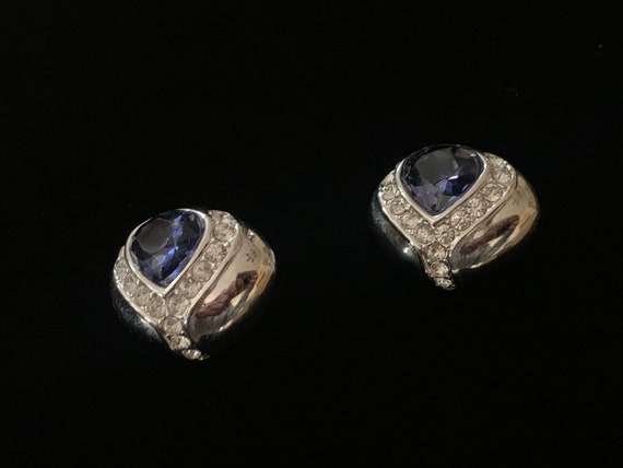 Joan Rivers signed vintage blue sapphire and clea… - image 4