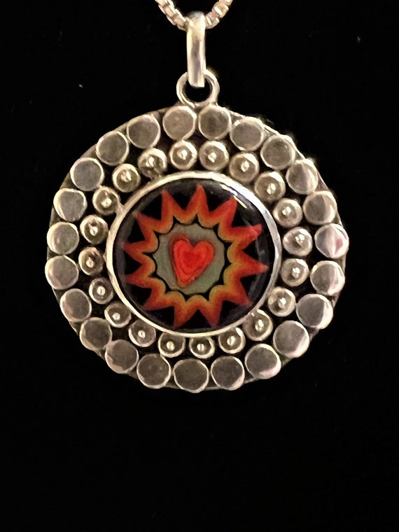 Vintage Carolyn Pollack sterling silver pendant n… - image 4