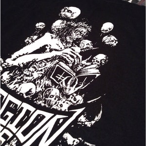 Legion Of Death Gildan T Shirt. Concert, death metal band, underground, underground metal, mosh, rage, Streetwear. image 3