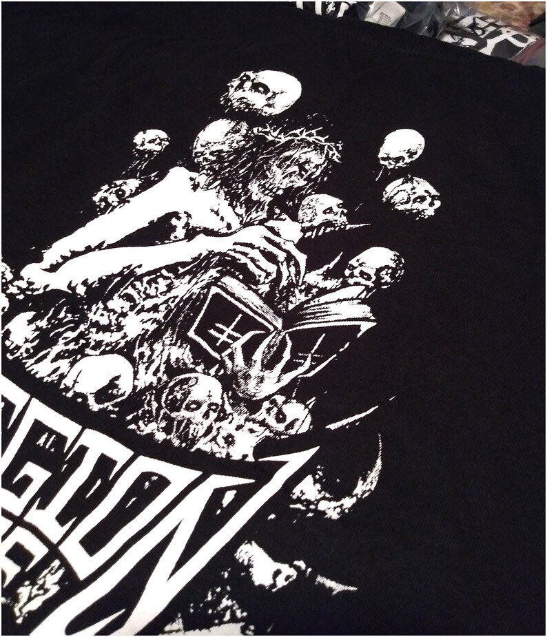 Legion Of Death Gildan T Shirt. Concert, death metal band, underground, underground metal, mosh, rage, Streetwear. image 3
