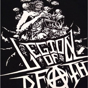 Legion Of Death Gildan T Shirt. Concert, death metal band, underground, underground metal, mosh, rage, Streetwear. image 2