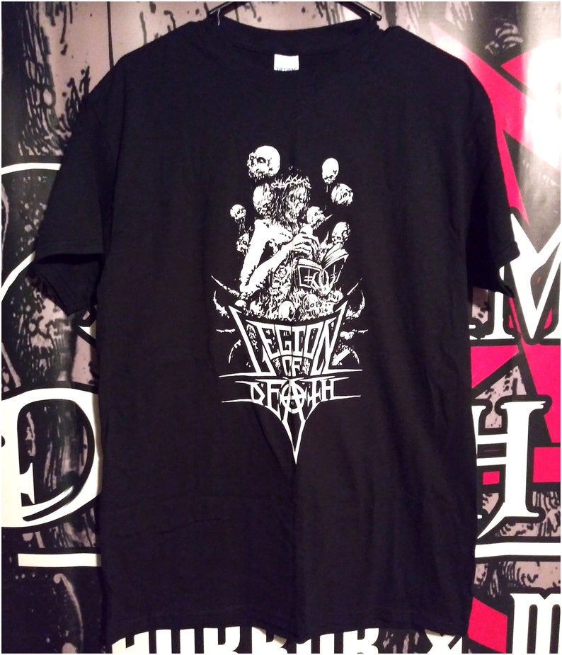 Legion Of Death Gildan T Shirt. Concert, death metal band, underground, underground metal, mosh, rage, Streetwear. image 1