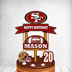 San Francisco 49ers Edible Image San Francisco 49ers Cake Etsy