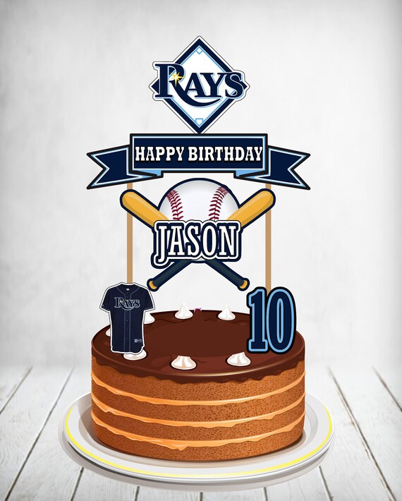 Tampa Bay Rays Cake Topper Rays Birthday Rays Party Rays | Etsy