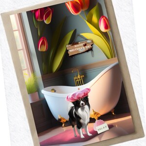 Papillon Relax Mothers Day Card
