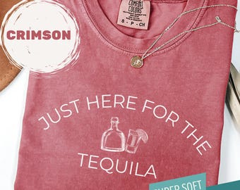 Tequila Comfort Colors TShirt, Margarita Lover Fiesta, Alcoholic Drinking Tee, Funny Tequila Lover Gift, Margs Adult Birthday Party Shirt