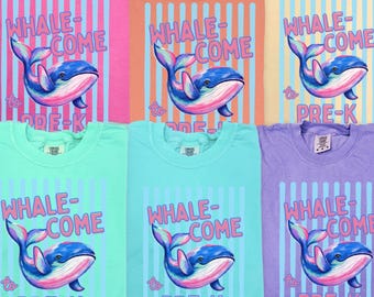 PreSchool Teacher Shirt Comfort Colors® PreK Teacher Team T-Shirts, Back to School Preschool Teacher Welcome First Day PreK Staff Tees