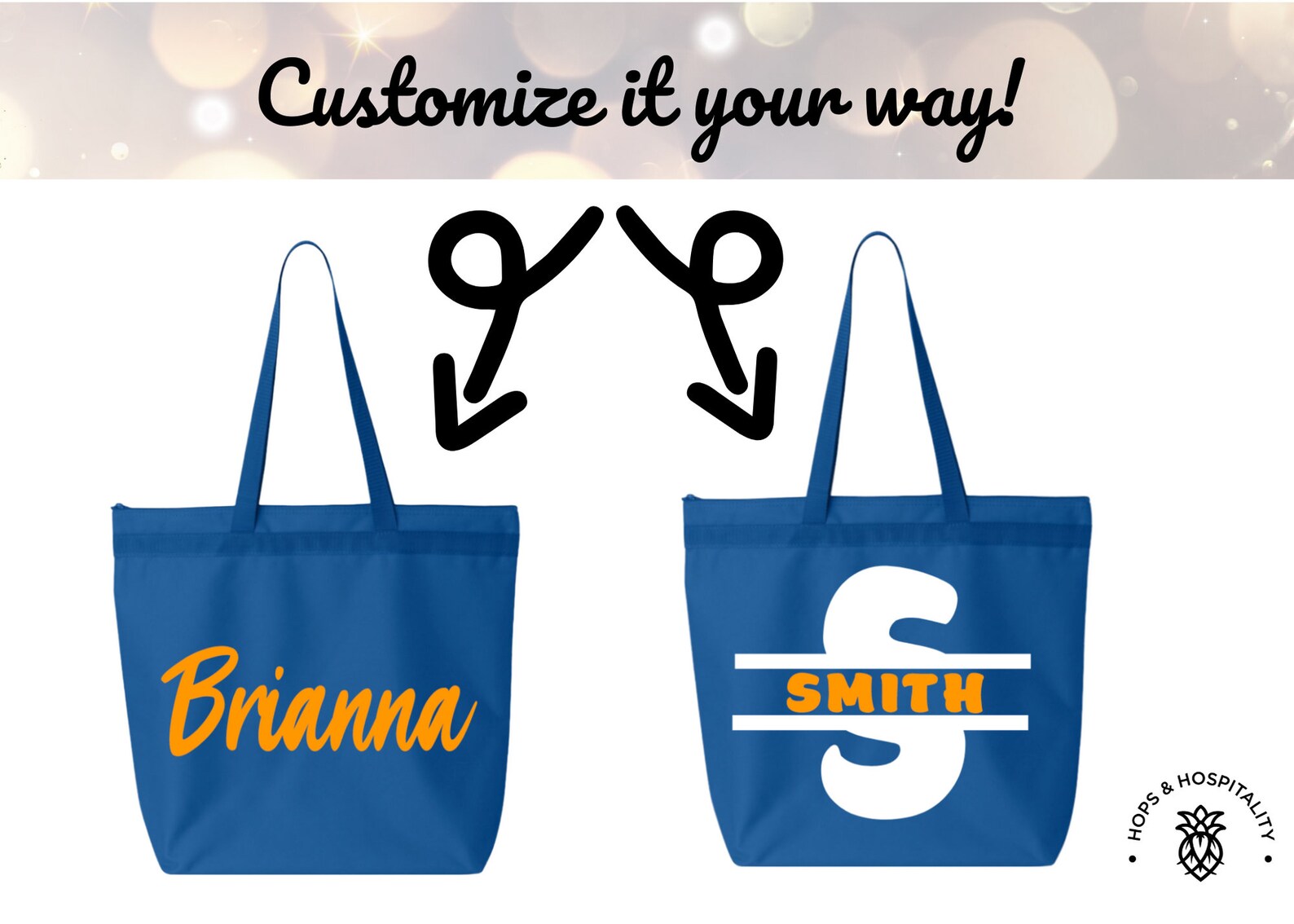 Personalized BEACH BAG Patriotic July 4th America Zippered Bag Etsy