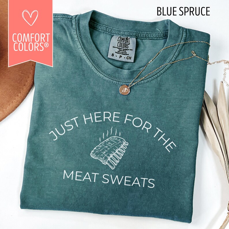 Meat Lover Comfort Colors TShirt, Funny Food Shirt, BBQ Lover Foodie Gag Shirt Exchange, Keto Bacon Steak Shirt, Sarcastic Tailgate Tee Bild 7
