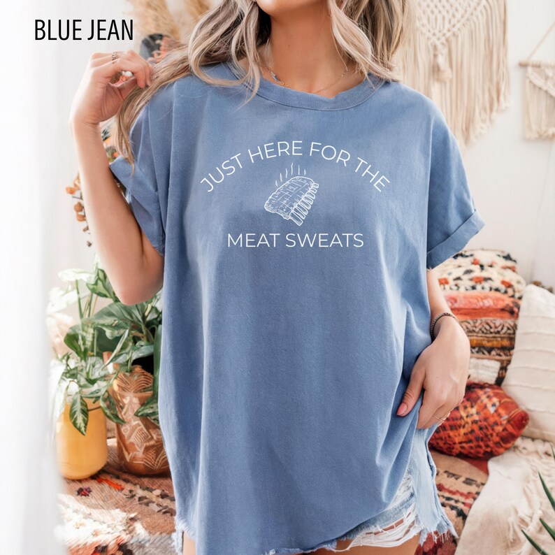 Meat Lover Comfort Colors TShirt, Funny Food Shirt, BBQ Lover Foodie Gag Shirt Exchange, Keto Bacon Steak Shirt, Sarcastic Tailgate Tee Bild 8