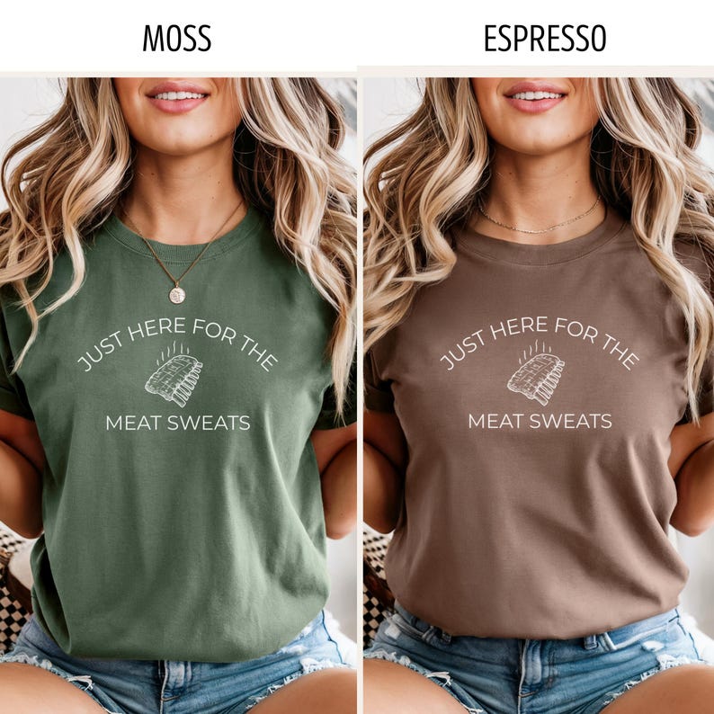 Meat Lover Comfort Colors TShirt, Funny Food Shirt, BBQ Lover Foodie Gag Shirt Exchange, Keto Bacon Steak Shirt, Sarcastic Tailgate Tee Bild 9