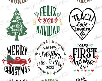 Christmas ornaments - waterslide decal - clear - yeti supply - ready to use - 60025 w