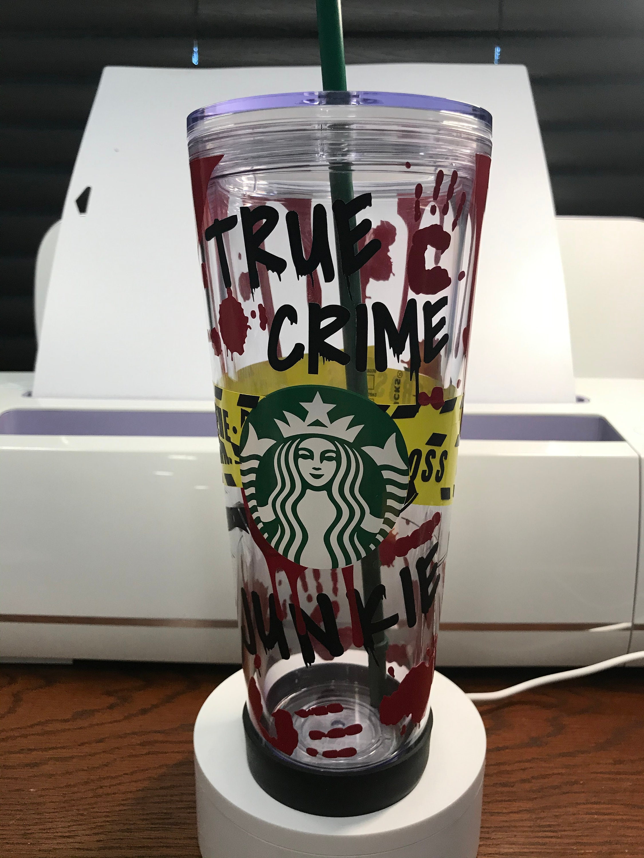 Yung Blood STICKER Starbucks Cup Tumbler, Handmade