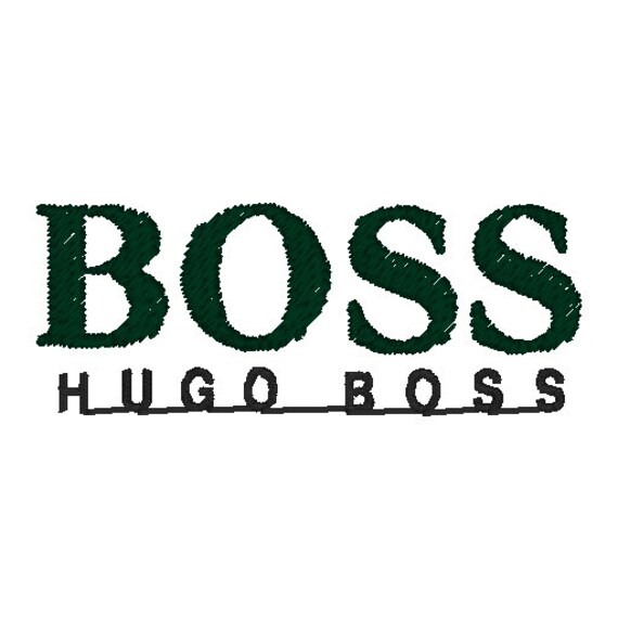 Hugo Boss Logo Brand 2 Sizes Embroidery PES File Digital | Etsy UK