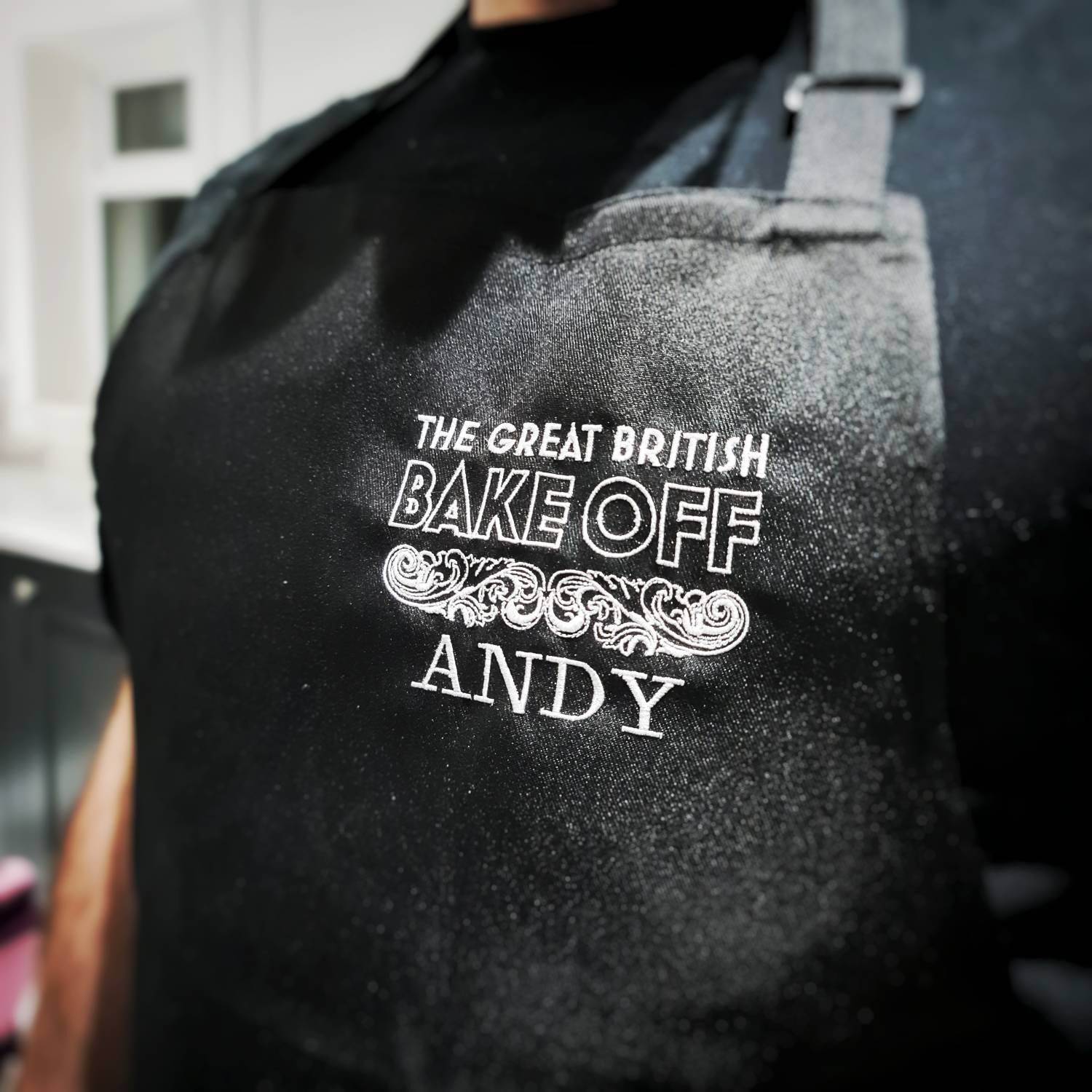 Personalised Embroidered The Great British Bake Off Apron Etsy