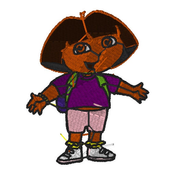Dora the Explorer Disney Embroidery PES File Digital Download - Etsy Dora the Explorer Disney Embroidery PES File Digital Download - Etsy