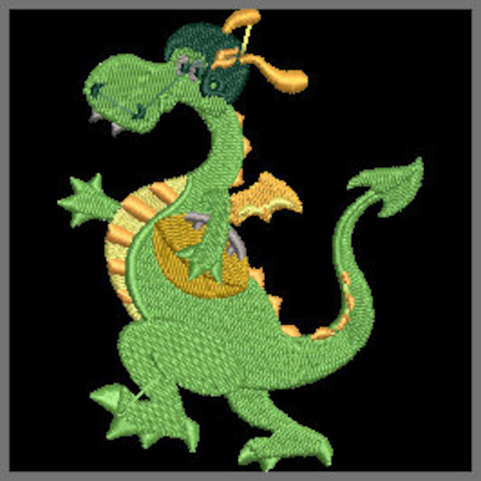 Dragon Adventure Embroidery Pack 6 X Pattern Digital PES File Etsy