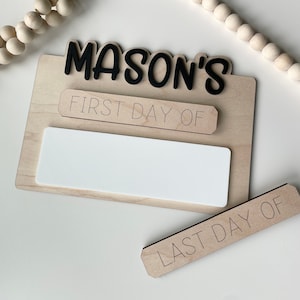 Personalized First Day and Last Day of School Sign, First day of school, Back to School sign, reusable school sign, Yearly school sign