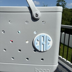 Monogram Bogg Bag Charms, Bogg Bag Names | Beach Bag Tag | Acrylic Tag