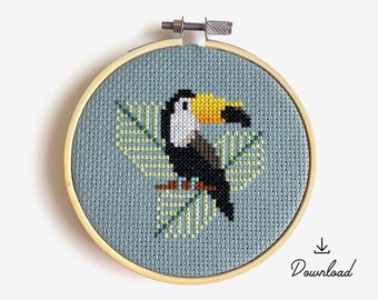 Toucan Cross Stitch Etsy